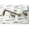 Kingston Brass KS6048ZX Wall Mount Tub Faucet, Brushed Nickel KS6048ZX - alternate 2
